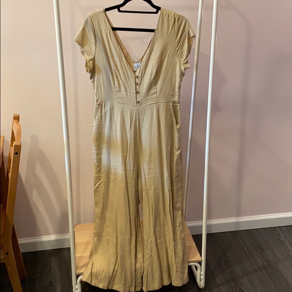 Princess poly tan jumpsuit